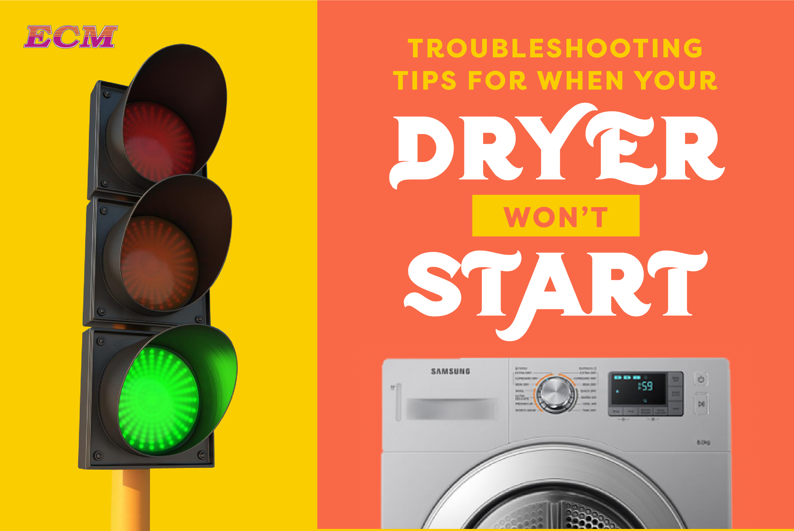 When Your Dryer Won't Start Try These Six Things